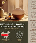 Gya Labs Cinnamon Cassia & Cinnamon Bark Essential Oil Set 034 Fl Oz