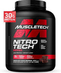 Muscletech Whey Protein Powder (Chocolate Fudge Brownie 4Lb) Nitrotech Ripped Whey Protein Isolate & Peptides Smoothie Mix For Lean Muscle & Fast Recovery 30G Of Whey Protein For Women & Men