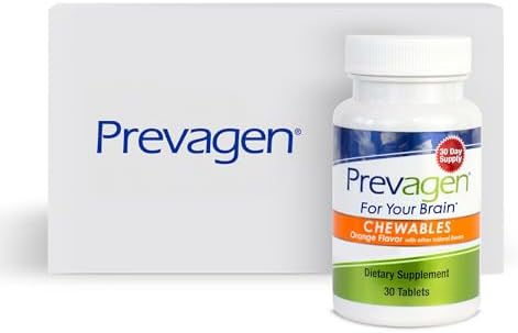 Prevagen Regular Strength Mixed Berry Chewables 30 Tablets (1 Month Supply) Formulated For Your Brain 10Mg Of Apoaequorin Plus Vitamin D3