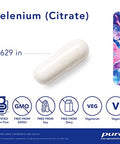 Pure Encapsulations Selenium citrate 200 mcg 180 vcaps