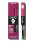 Revlon Liquid Lipstick With Clear Lip Gloss Colorstay Overtime Lipcolor Dual Ended With Vitamin E 260 Perennial Plum 0.07 Fl Oz