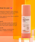 Hanskin Vitamin C Glow Capsule Face Moisturizer Boost Radiance And Even Skin Tone With Vitamin B And Niacinamide Brightening Korean Skin Care 2.7 Fl Oz.