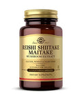 Solgar Multi-Mushroom Complex 50 Vegetable Capsules - Reishi Shiitake Maitake Mushroom Extract - Natural Source Of Beta Glucans - Non-Gmo Vegan Gluten Free Dairy Free 50 Servings