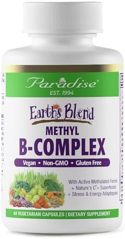 Paradise Herbs Earth'S Blend Once Daily Multi For Men & Bcomplex Bundle
