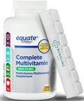 Equate Complete Multivitamin Dietary Supplement, Adults, 220 Count, 7 Day Pill Organizer Included - 1 Pack