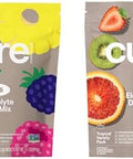 Cure Hydration Family Bundle Plantbased Electrolyte Drink Mix No Added Sugar Coconut Water Fsahsa Nongmo Vegan & Gluten 15 Pack Kids Variety & 8 Pack Tropical Variety