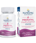 Nordic Naturals Vegetarian Prenatal Multivitamin Minis 90 Easy to Swallow Tablets Highly Absorbable Multivitamin and Mineral Supplement to Support Pregnancy NonGMO 30 Servings