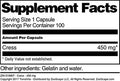 Terravita Cress - 450 Mg (100 Capsules, Zin: 519907)