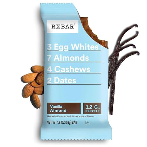 RXBAR Real Food Protein Bar, Assorted Variety Pack, Gluten-Free, 1.83 oz Bars, 24 Count