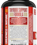 Zhou Thyroid Support Complex With Iodine Supplement, Increase Energy, Fight Brain Fog With Vitamin B12, Iodine, Magnesium, Zinc, Selenium, No Soy, Gluten-Free, 30 Servings, 60 Caps