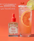 Allways Drops Natural Paloma Mocktail Drops | Sugar-Free, Zero Calories, Monk Fruit Sweetened | Glass Bottle for On-the-Go Hydration | Kids & Adults | 50 Servings