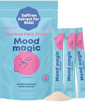 JoySpring Kids Magnesium Routine Magnesium Citrate Liquid Drops with Chamomile + Saffron Powder with Vitamin D3 Mineral and Botanical Daily Supplement for Kids