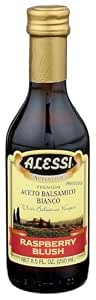 Alessi Foods White Balsamic Raspberry Blush Vinegar, 8.5 oz, Red