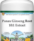 Terravita Extra Strength Panax Ginseng Root 10:1 Extract (30% Ginsenosides) Powder (4 Oz, Zin: 514414)
