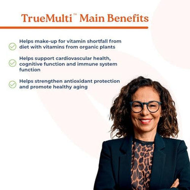 Truemulti Plant Based Daily Adult Multivitamins (30 Veggie Capsules) One A Day Vitamins - Daily Vitamin For Men And Women - Soy Free, Non-Gmo, Gluten Free