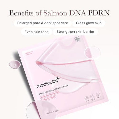 Medicube Holiyday Gifts Daily Skincare Duo For Uneven Skin - Deep Vitamin C Golden Capsule Face Moisturizer + Salmon Dna Pdrn Pink Collagen Jelly Gel Mask I Stocking Stuffers For Women, Gifts For Her