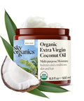 Sky Organics - Organic Coconut Oil & Vitamin E 16.9 Fl Oz - Skin & Hair Ultra-Hydrating Oil - Fatty Acids & Antioxidants - Natural Vegan & Cruelty - Skin Care & Hair Care W Ebook