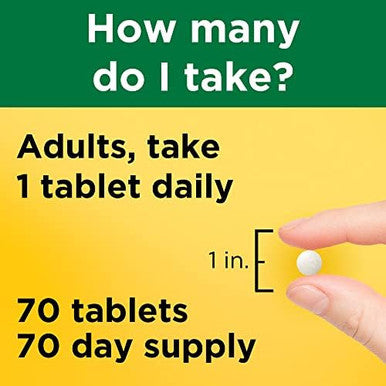 Nature Made Super Vitamin D Immune Complex, Vitamin D3, Selenium, Copper And Zinc Supplements For Immune Support, 70 Tablets, 70 Day Supply