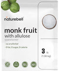 Monk Fruit & Allulose Sweetener with No Erythritol, 3 Pounds | 0 Aftertaste, 0 Calories, 0 Net Carbs ÃƒÂ¢Ã¢â€šÂ¬Ã¢â‚¬Å“ 1:1 Sugar Substitute ÃƒÂ¢Ã¢â€šÂ¬Ã¢â‚¬Å“ Perfect Sweet Balance for Baking, Cooking, Beverages ÃƒÂ¢Ã¢â€šÂ¬Ã¢â‚¬Å“ Keto, Vegan