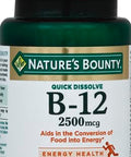 Nature's Bounty Vitamin B12 2500mcg 75 Tablets
