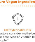 nbpure Organic and Vegan Vitamin Methyl B12 Spray Natural Energy Mood and Nerve System Support for Women Men Kids 500mcg Liquid Methylcobalamin Per Spray