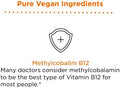 nbpure Organic and Vegan Vitamin Methyl B12 Spray Natural Energy Mood and Nerve System Support for Women Men Kids 500mcg Liquid Methylcobalamin Per Spray