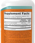 Now Foods Supplementspowder Magnesium Inositol Relax Nervous System Support Fizzy Lemonade Flavor 16Ounce