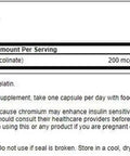 Swanson Chromium Picolinate - Natural Supplement - (200 Capsules 200mcg Each) (3 Pack)
