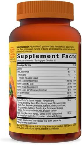 Nature'S Way Alive Immune Gummies With Elderberry, Immune Support, 90 Gummies