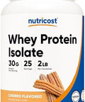 Nutricost Whey Protein Isolate 2 Lb Churro Flavored Gmo Gluten