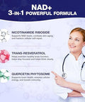 Nad+ Supplement - Nicotinamide Riboside, Resveratrol, Nad Plus 900Mg For Men And Women, Nr Supplement For Energy Anti-Aging Focus, 80 Capsules