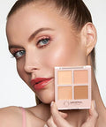 Mineral Fusion Makeup Concealer Palette Quad 4 Light To Neutral Shades .35 Oz Indulgence Cream Contour Palette With Vitamin E C Conceal Blemishes