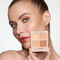 Mineral Fusion Makeup Concealer Palette Quad 4 Light To Neutral Shades .35 Oz Indulgence Cream Contour Palette With Vitamin E C Conceal Blemishes