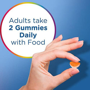 Centrum Multigummies Multi+ Dual Action Mental Focus Adult Multivitamin With Caffeine From Green Tea, Supports Mental Focus, Attention And Alertness, Lemon/Orange Flavors - 90 Count