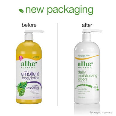 Alba Botanica Daily Moisturizing Lotion Dry Skin With Vitamin E And Shea Butter 32 Oz (Packaging May Vary)