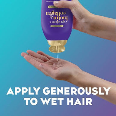 Ogx Biotin and Collagen Extra Strength Volumizing Shampoo For Thicker Fuller Hair 25.4 Fl Oz