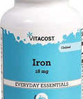 Vitacost Iron 18 mg 100 Capsules