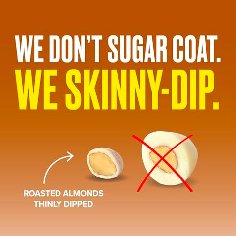 SkinnyDipped Maple Kiss Almonds, Healthy Snack, Plant Protein, Gluten Free, 3.5 oz Resealable Bags, Pack of 5, Seasonal Flavor