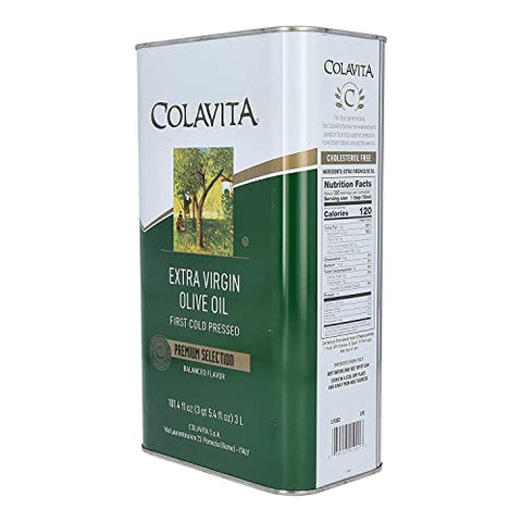 Colavita Premium Selection Extra Virgin Olive Oil - Large 3 Liter Tin