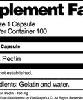 Terravita Grapefruit Pectin - 450 Mg (100 Capsules, Zin: 524215)