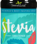 Sweetleaf Stevia Powder Shaker Jar - Zero Calorie Stevia Sweetener No Bitter Aftertaste Plant-Based Sugar Substitute from Keto Non-GMO Sweet Leaf Stevia 4 Oz