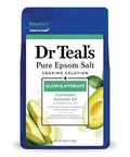 Dr Teal'S Pure Epsom Magnesium Salt SoakGlow & Hydrate With Ceramides & Avocado Essential Oils3 Lbs