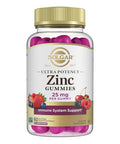 Solgar Zinc Gummies Adult Vitamin With 25Mg Ultra Potency Zinc Citrate For Immune Support - Mixed Fruit Flavor Vegan Kosher & Gluten Free Gummy Supplements For Women & Men 2G Sugar 60 Servings