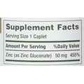 NatureS Bounty Zinc 50 Mg Caplets 100 Ea Pack Of 6