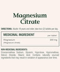 Nature'S Bounty Magnesium Citrate 200 Mg 75 Tablets