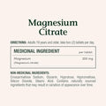 Nature'S Bounty Magnesium Citrate 200 Mg 75 Tablets