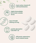 Micro Ingredients Vitamin B1 Thiamine 500Mg With Benfotiamine and Mct Oil 240 Softgels Highly Bioavailable Thiamine Supplement For Energy and Nervous System Support NonGmo Soy