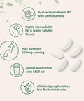 Micro Ingredients Vitamin B1 Thiamine 500Mg With Benfotiamine & Mct Oil 240 Softgels Highly Bioavailable Thiamine Supplement For Energy & Nervous System Support Non-Gmo Soy Free