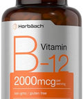 Horbaach B12 Vitamin 200 Tablets 2000 Mcg