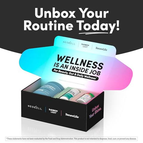 Neocell Women S Debloat Beauty & Balance Bundle 3-In-1 Bundle Pack Collagen Bio-Peptides Protein Debloat Probiotic Women S One Multivitamin